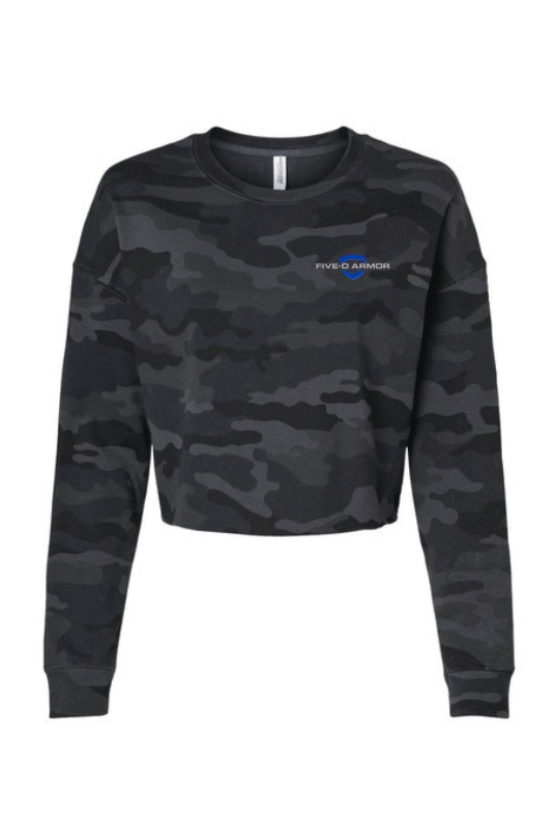Women's Armor Up Crop Crewneck - Camo