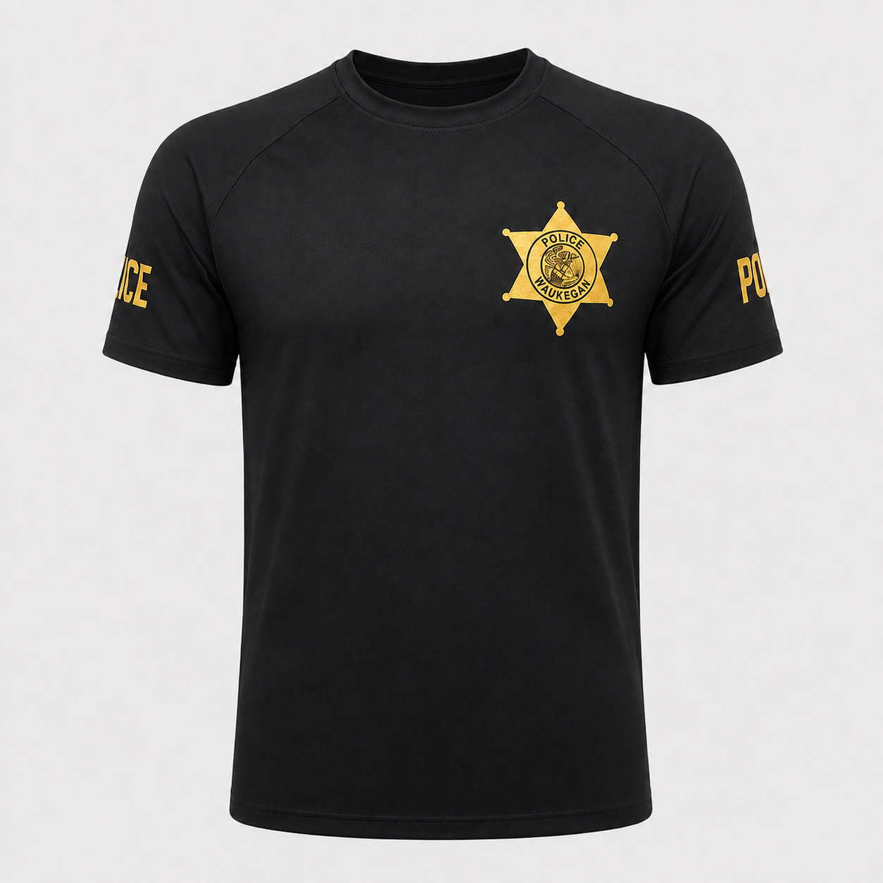 Police Short Sleeve Raglan Tee