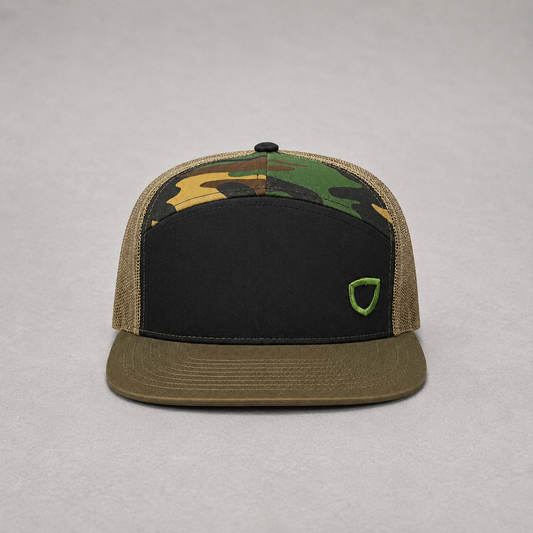 Five-O Armor Camo Seven-Panel Snapback