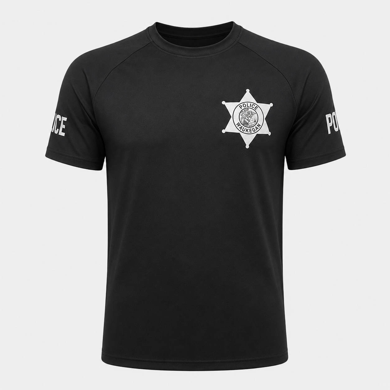 Police Short Sleeve Raglan Tee