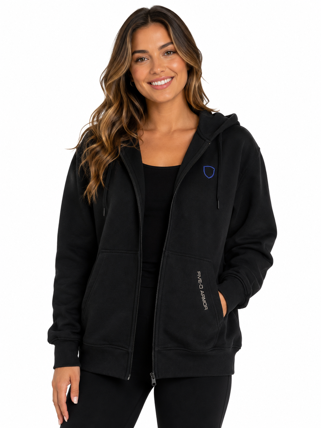 Five-O Armor Unisex Fleece Full-Zip Hoodie