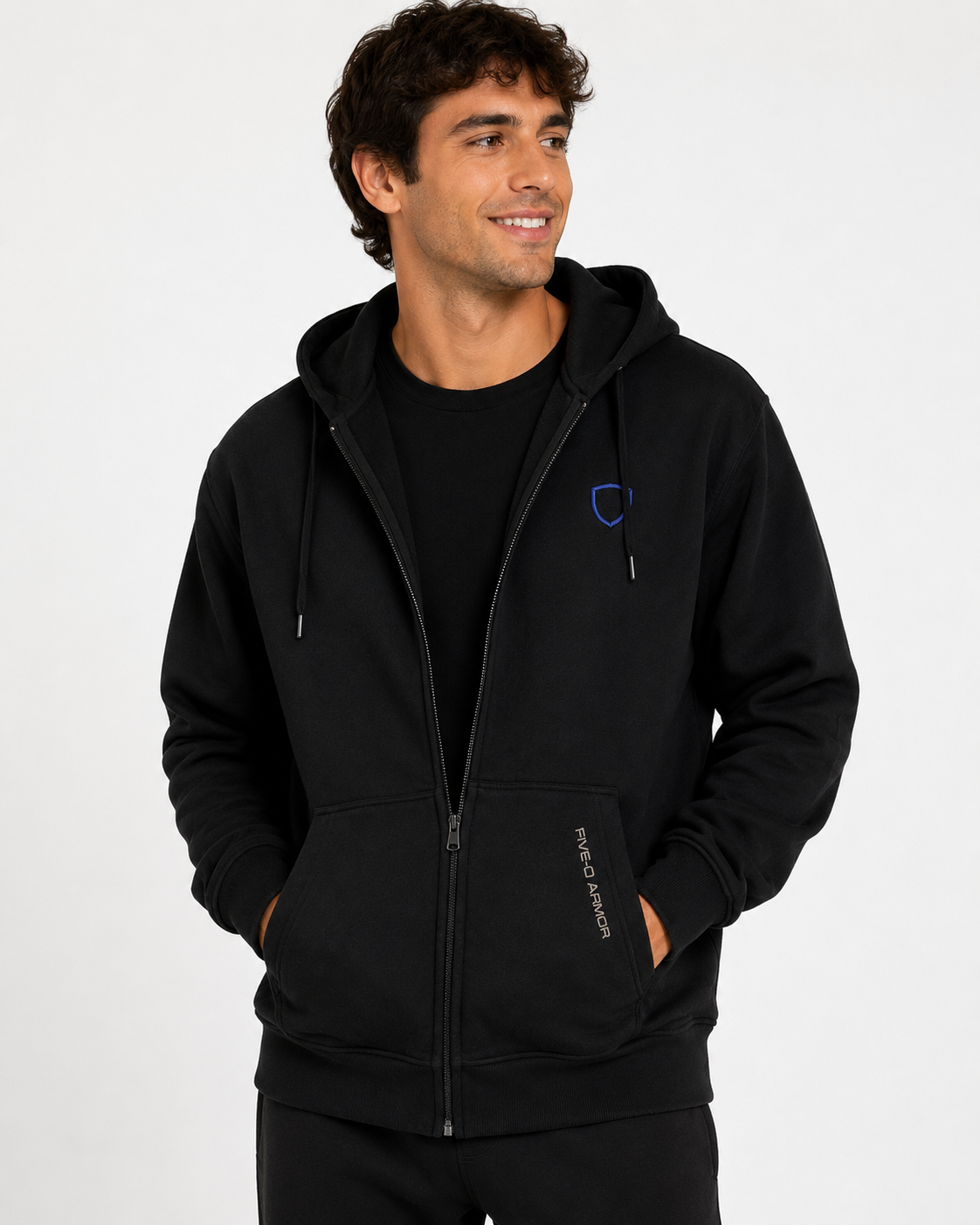 Five-O Armor Unisex Fleece Full-Zip Hoodie