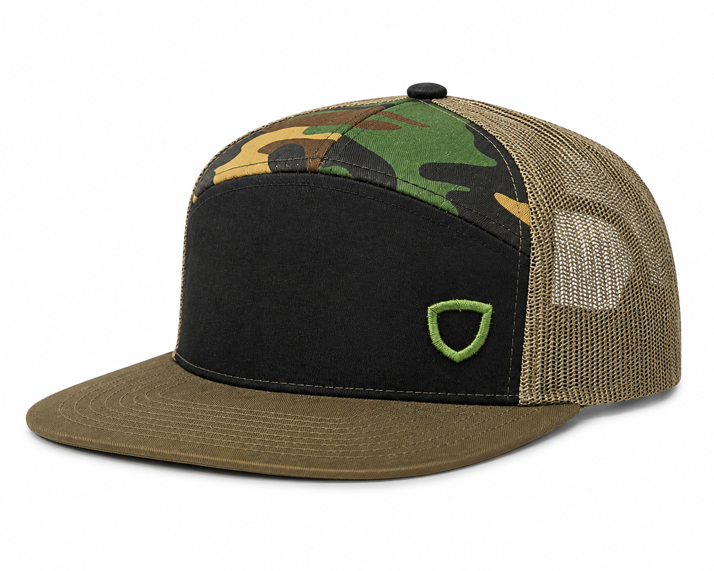 Five-O Armor Camo Seven-Panel Snapback