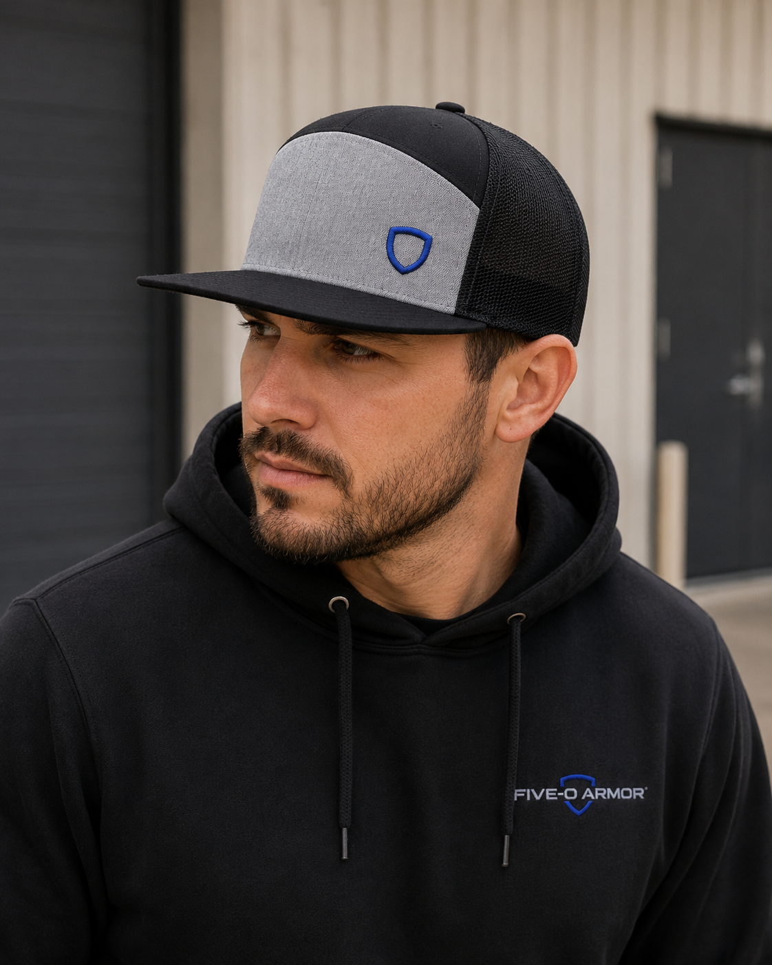 Five-O Armor Seven-Panel Trucker Hat
