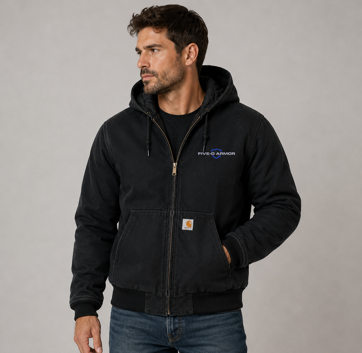 Carhartt® Men’s Insulated Washed Duck Active Jacket