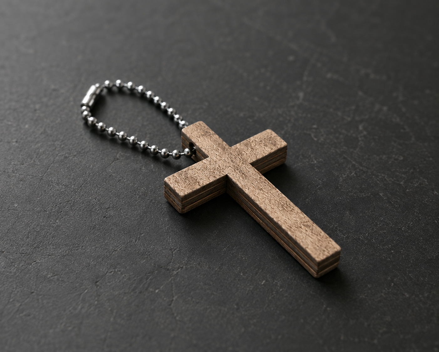 Carry the Faith Cross Keychain