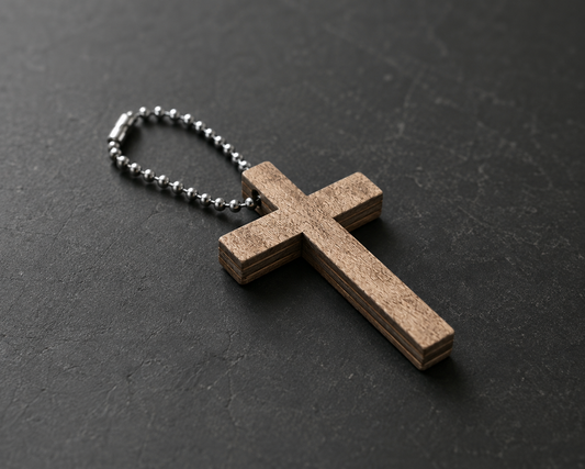 Carry the Faith Cross Keychain